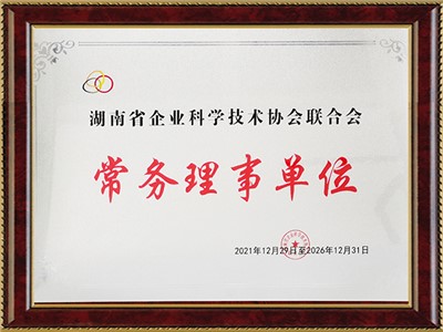 湖南省企業(yè)科學(xué)技術(shù)協(xié)會(huì)聯(lián)合會(huì)常務(wù)理事單位